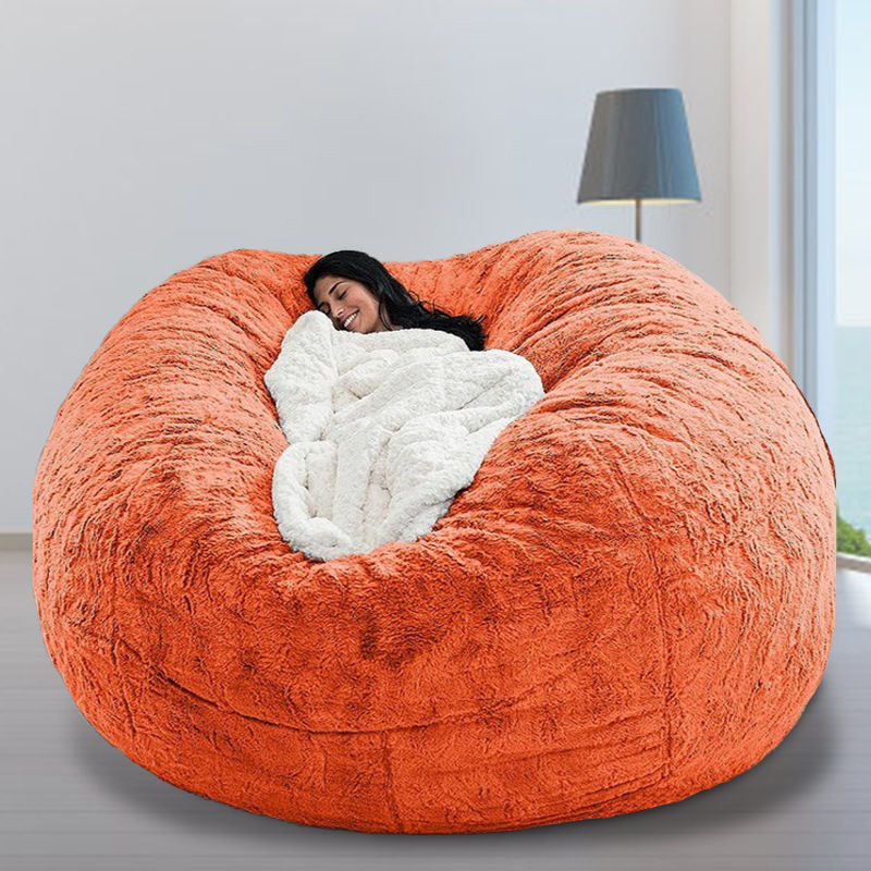 Lazyman Sofa Fur Bean Bag