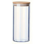 Crystal Nest Jar with Bamboo Lid