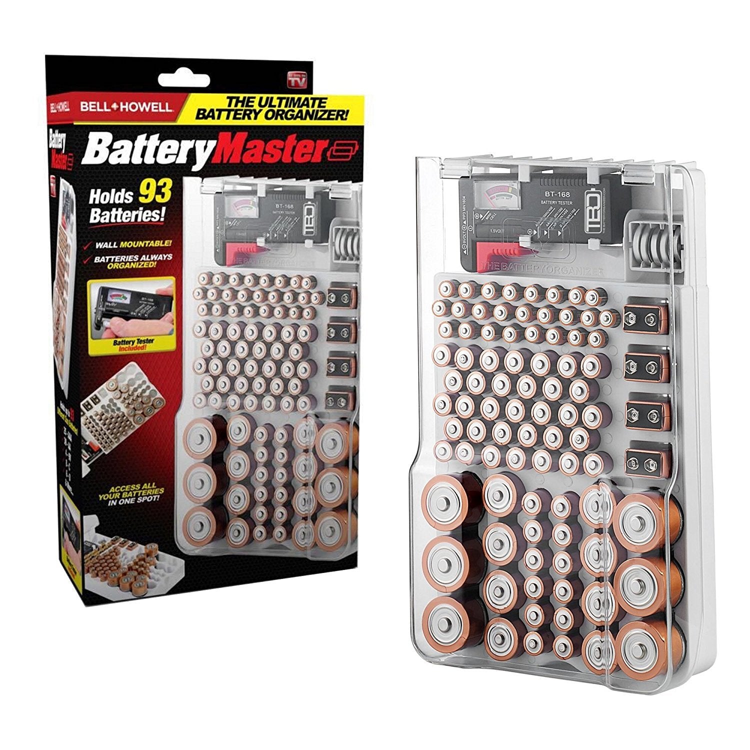 Battery Storage Organizer Box