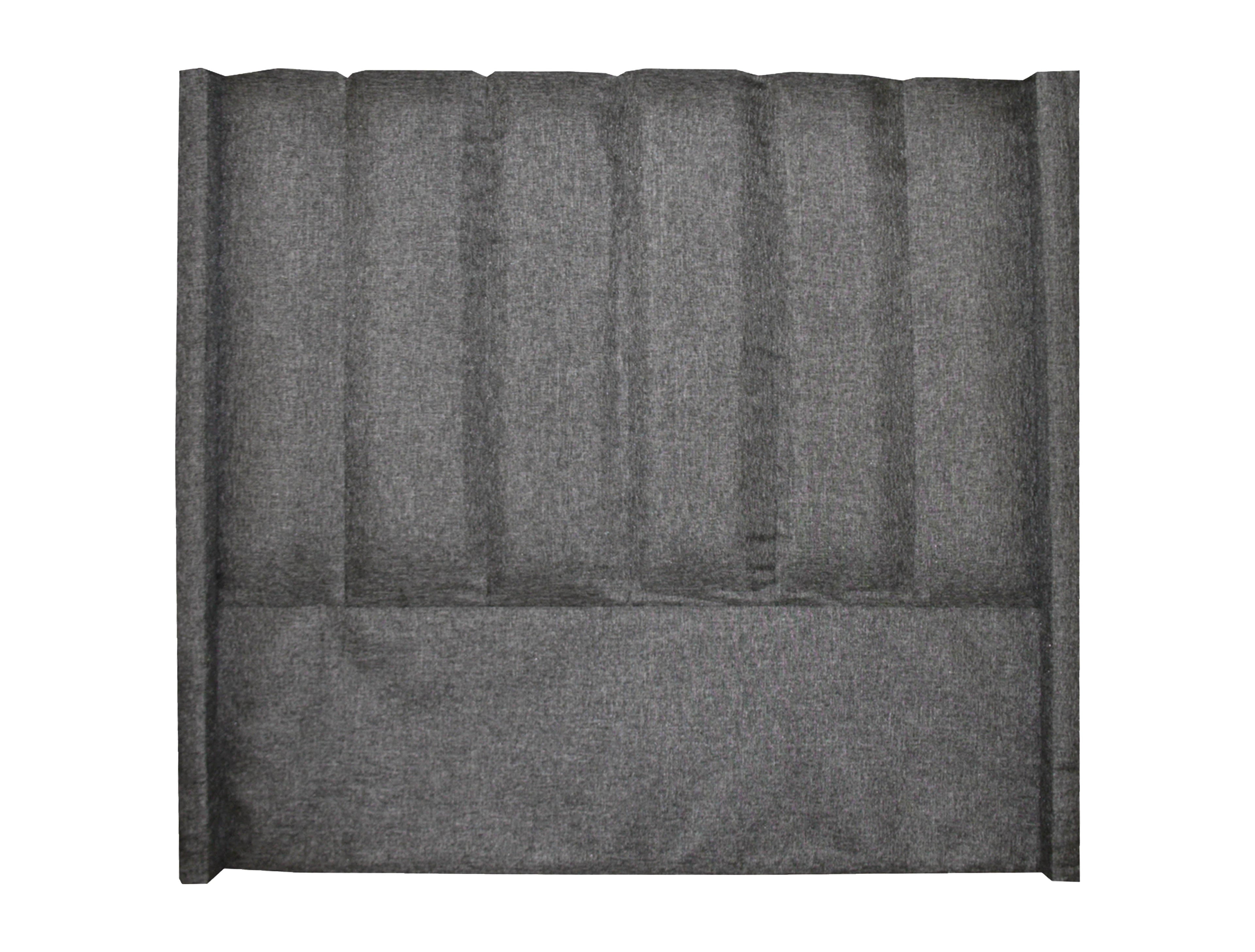 Boston Winged Double Headboard - Norwich Grey