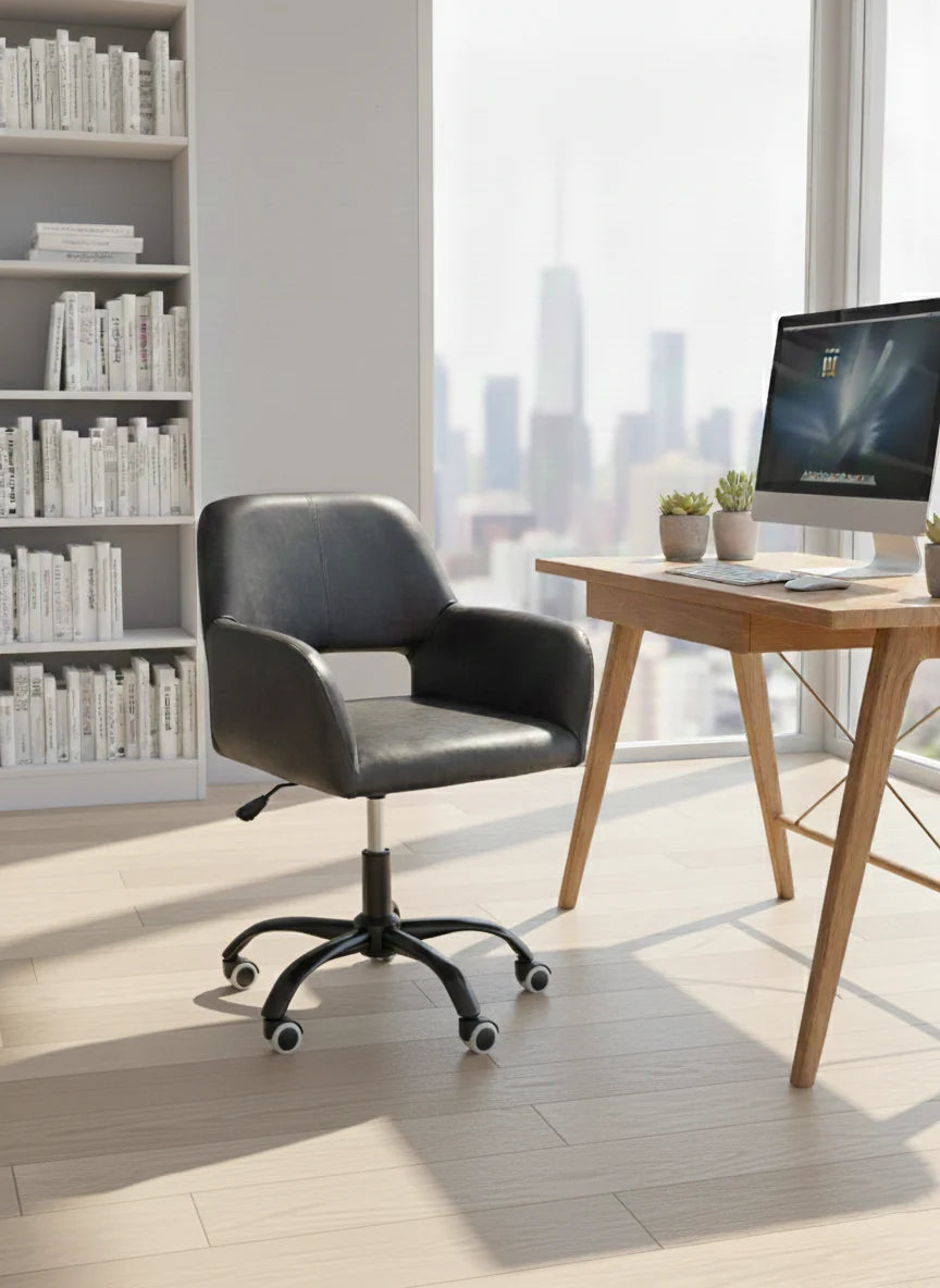 Aurelia Executive Office Leather Chair - Grey