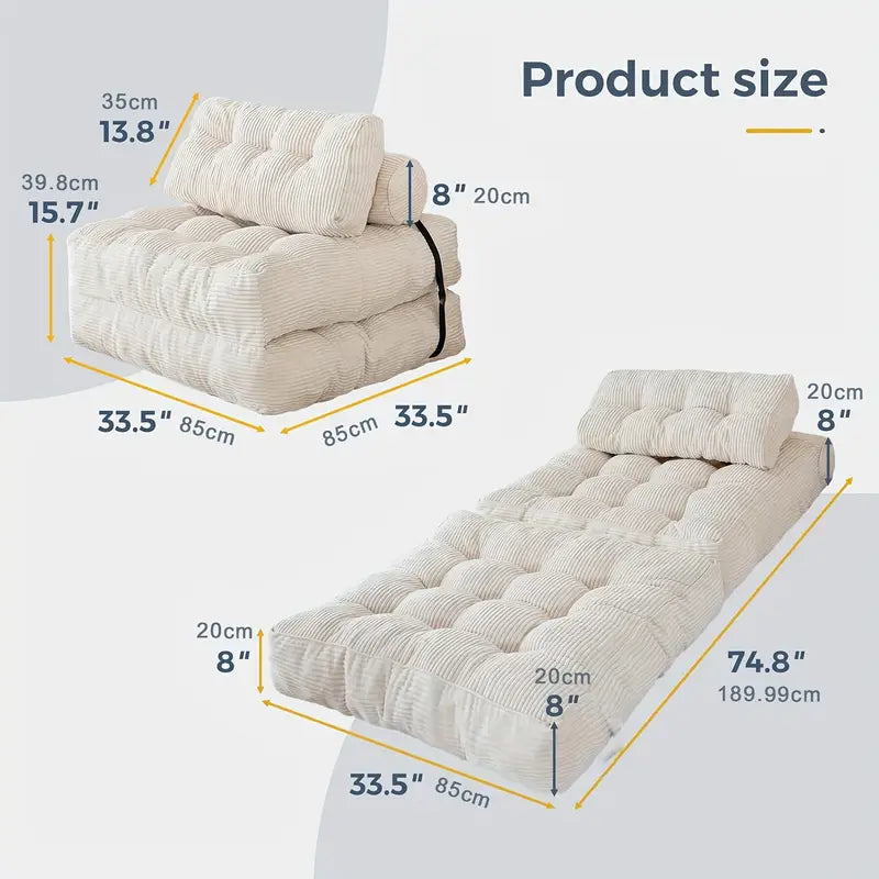 Foldable Chair Bed - Simply Homeware