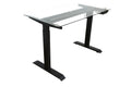 Height Ajustable Office Desk - Glass Top