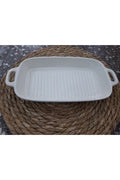Slim Trim Oven Dish White