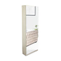 Full Length Mirror Shoe Cabinet - Candlenut