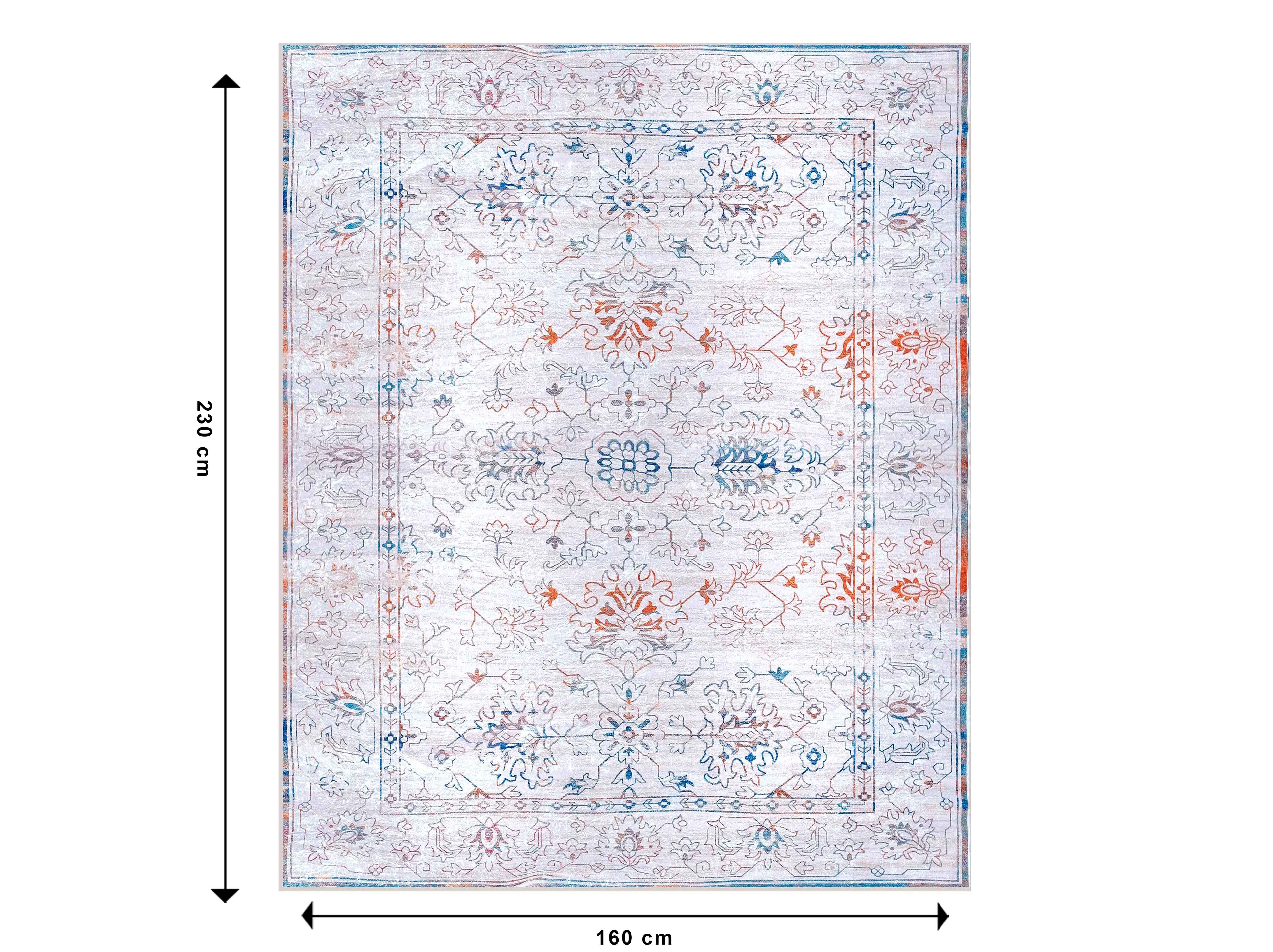 160 x 230 cm Rosemead Velvet Print Rug - Fine Livi