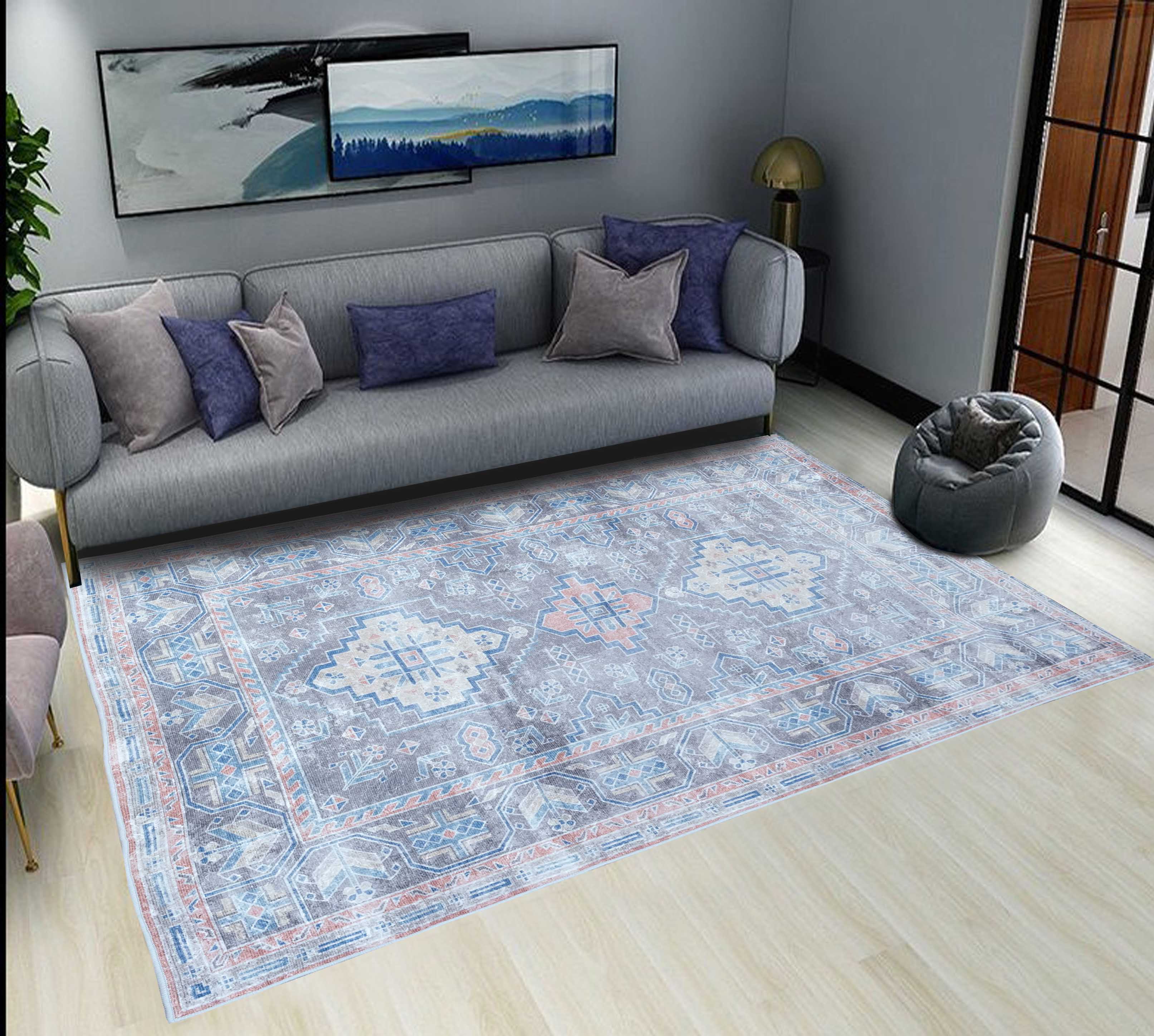 160 x 230 cm Henley Velvet Print Rug - Fine Living