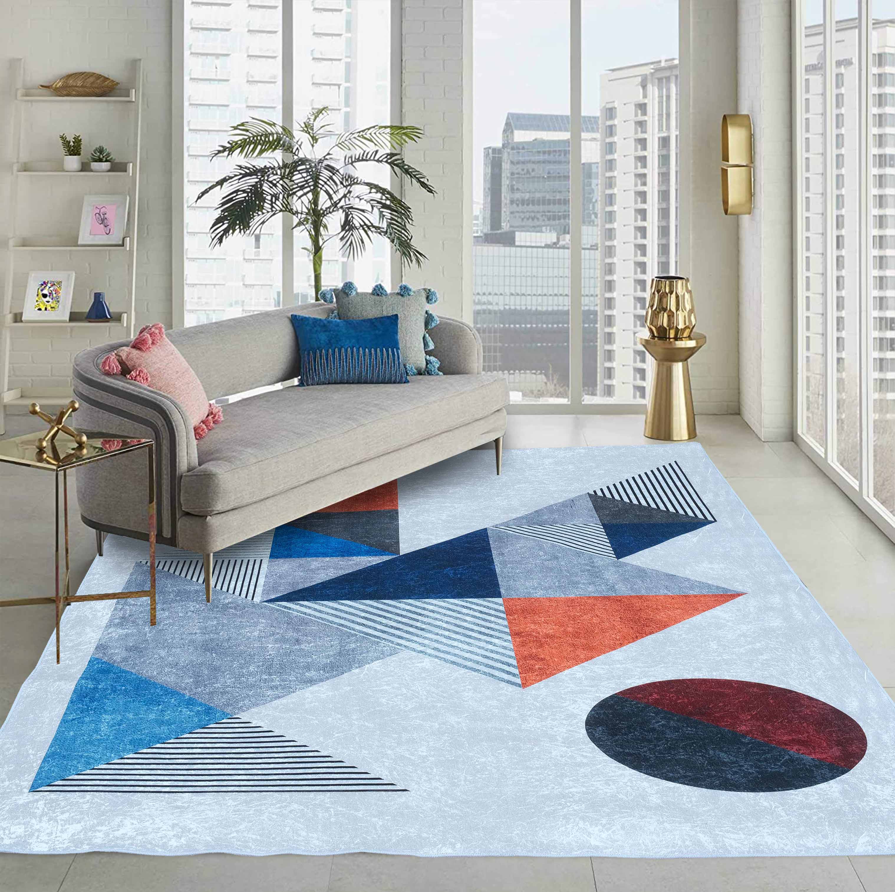 160 x 230 cm Colorado Velvet Print Rug - Fine Livi