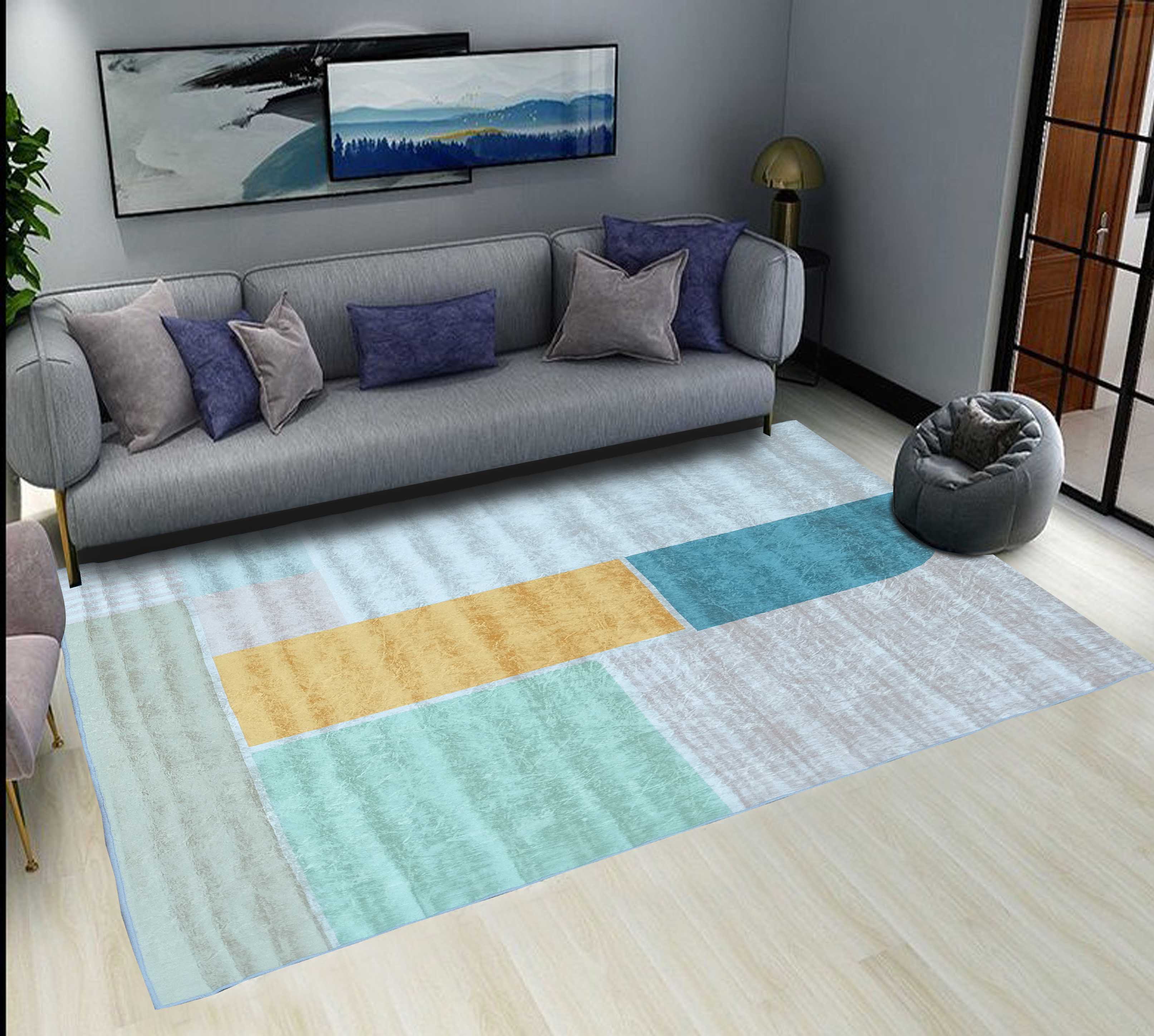 160 x 230 cm Hilma Velvet Print Rug - Fine Living