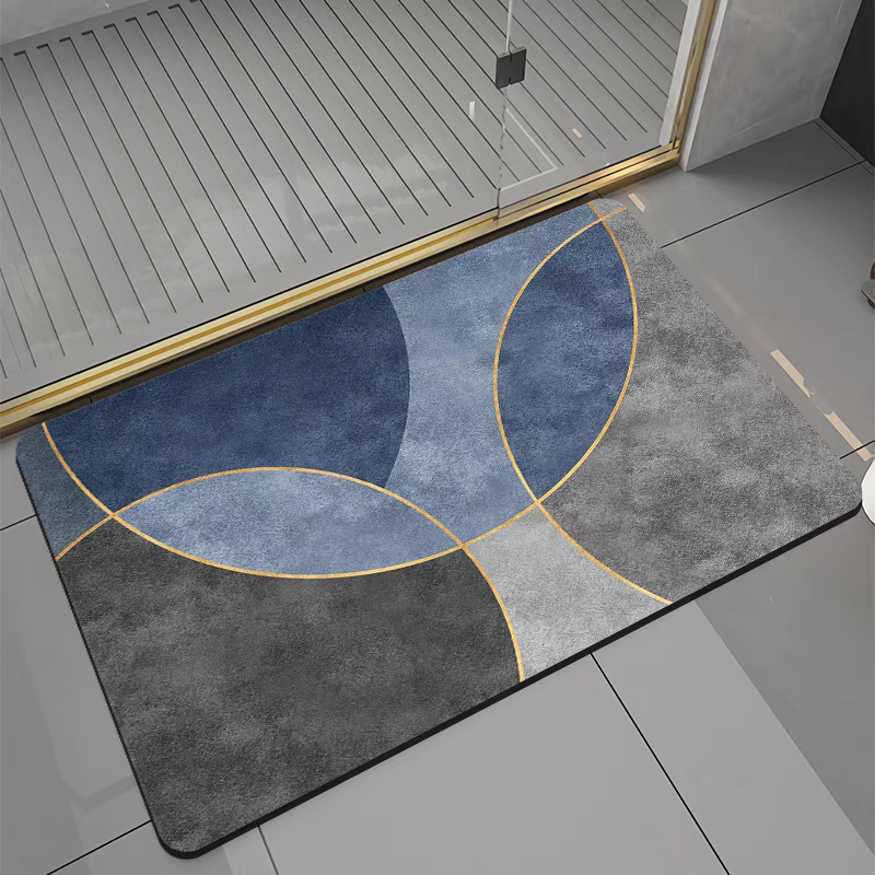 Aqua Embers - Rectangle Bath Mat - 40*60cm