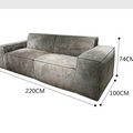 Modular Corduroy Sofa Set