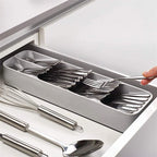 Cutlery Drawer Organiser - White