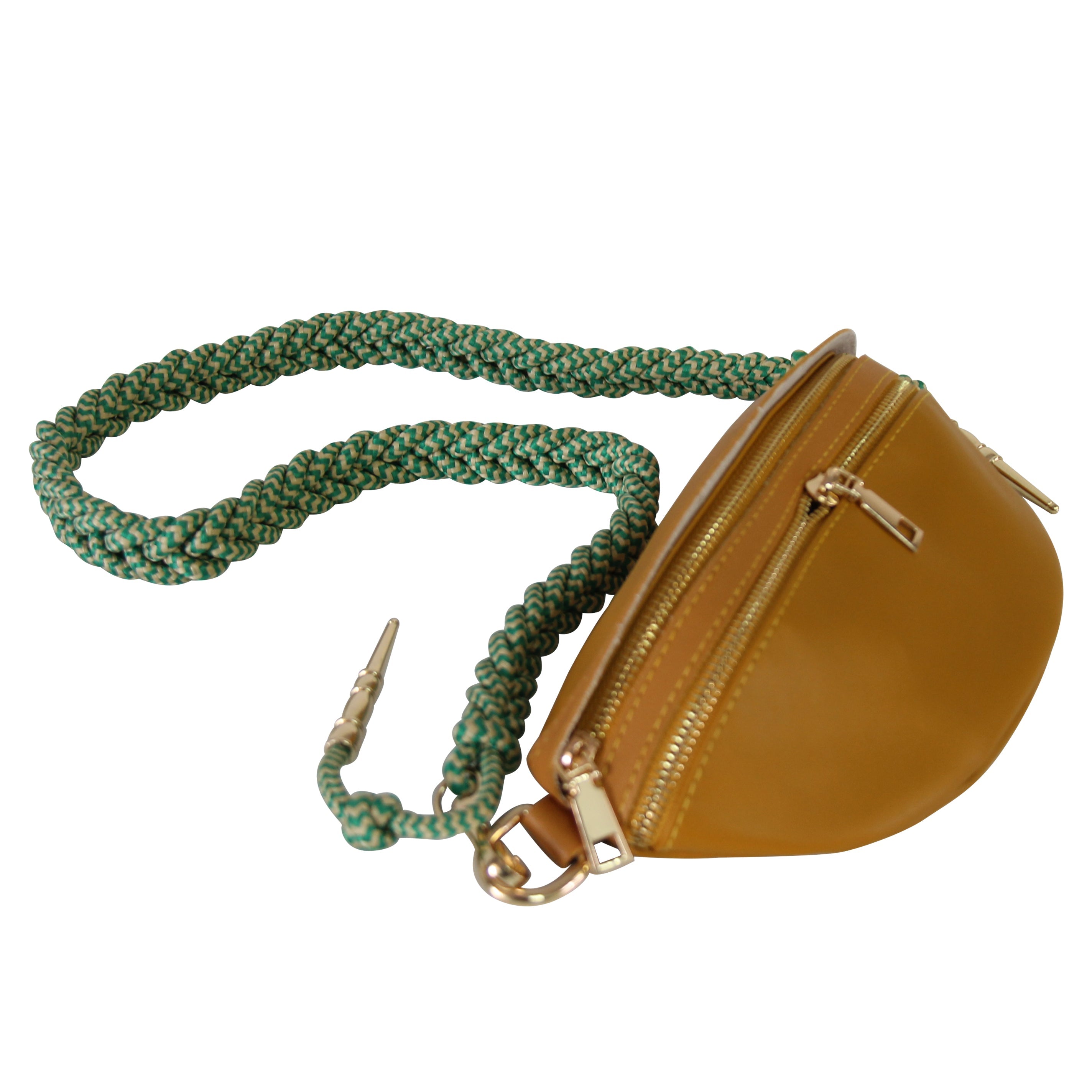 Rope Knot Chest Bag - Yellow