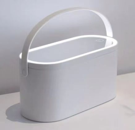 3 in 1 Makeup Storage with Mirror & LED Light - Wh