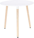 Constance Round Dining Table - 80*75cm White