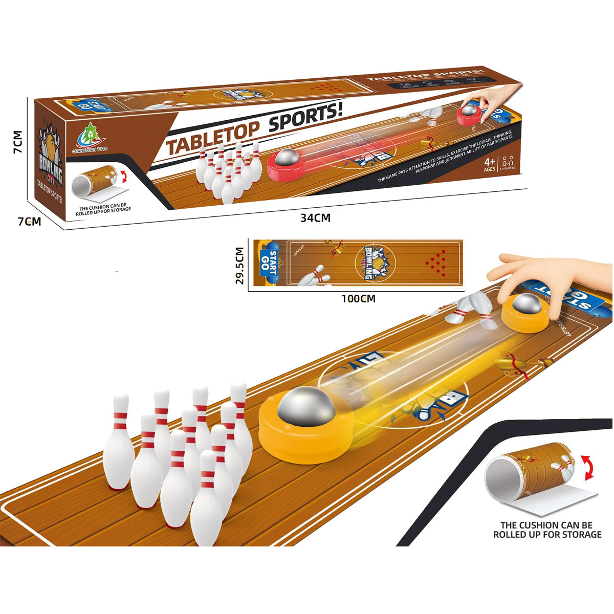 Bowling Game with Nonslip Mat - Jeronimo