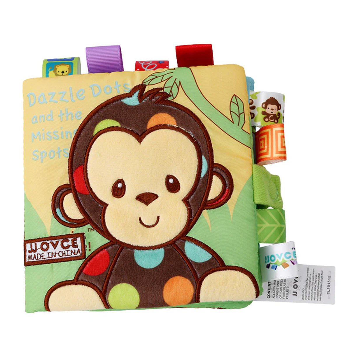 Nouvo Interactive Baby Fabric Books-Monkey