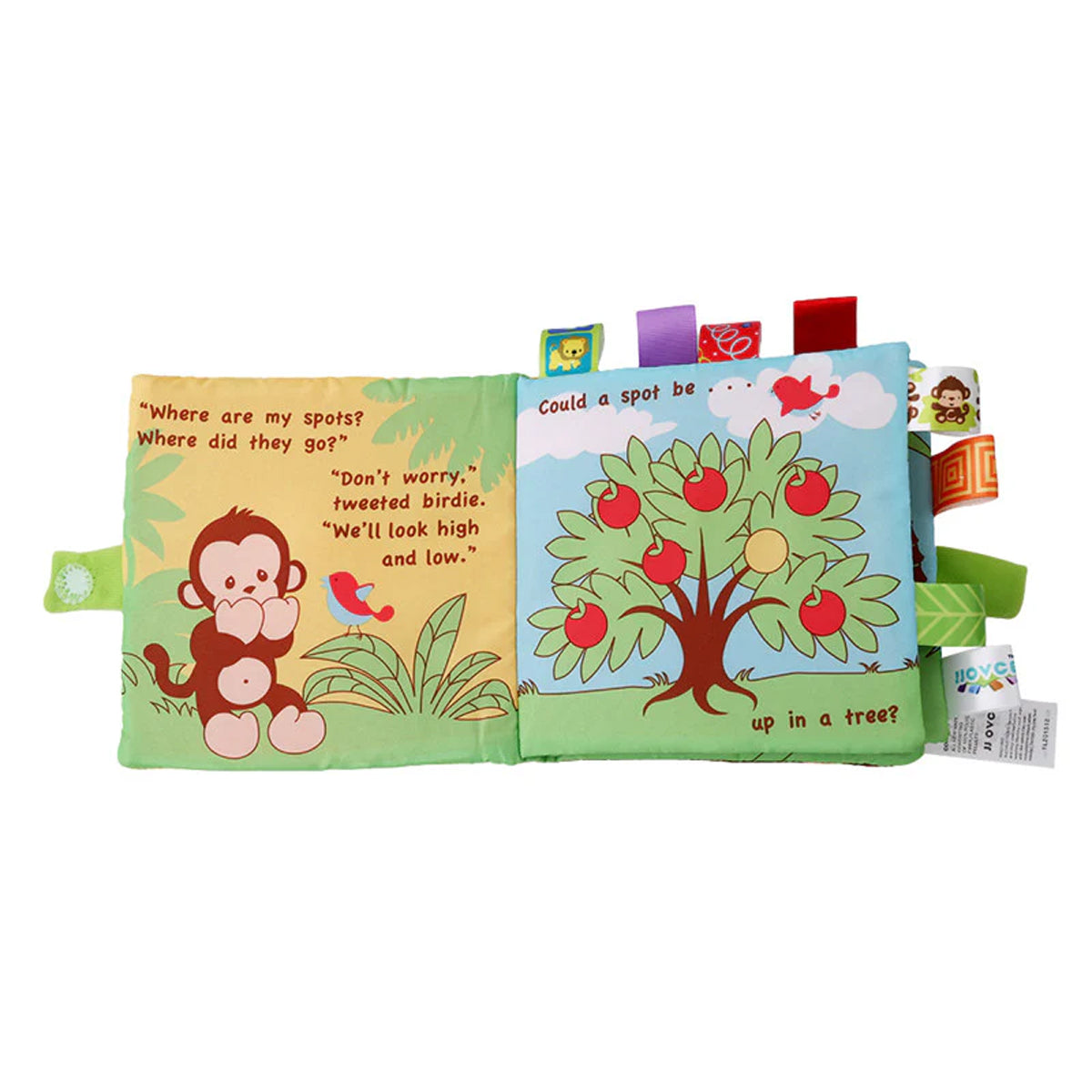 Nouvo Interactive Baby Fabric Books-Owl