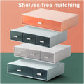 Clean Nest Two Drawer Organizer White Fine Living