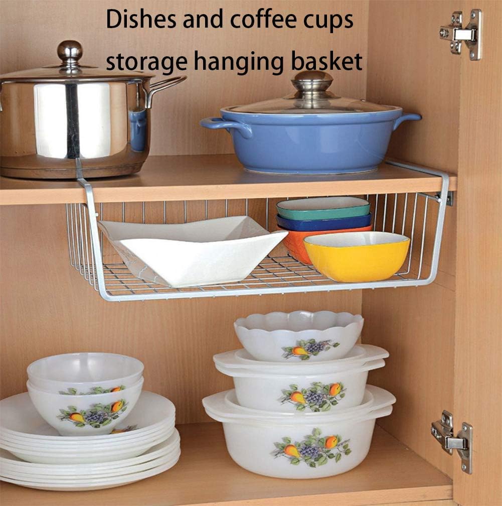 Fine Living Hanging Storage baskets-Black