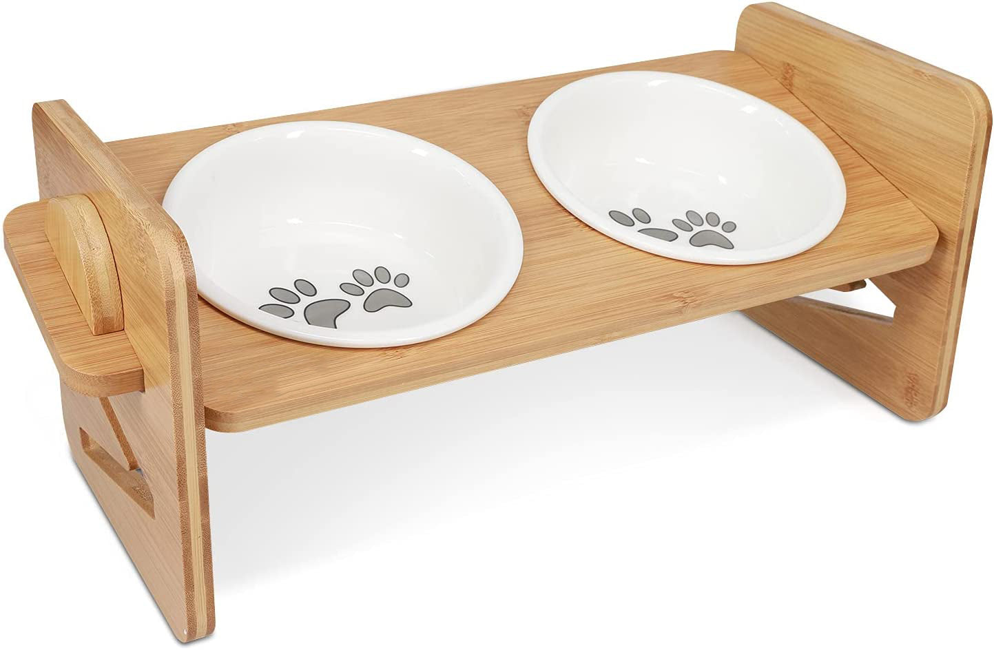Heidi Bamboo Stand Feeding Bowl - Rex