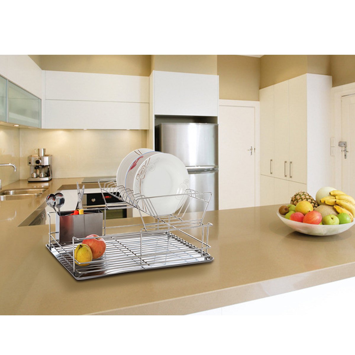 Spacio Dish Rack White
