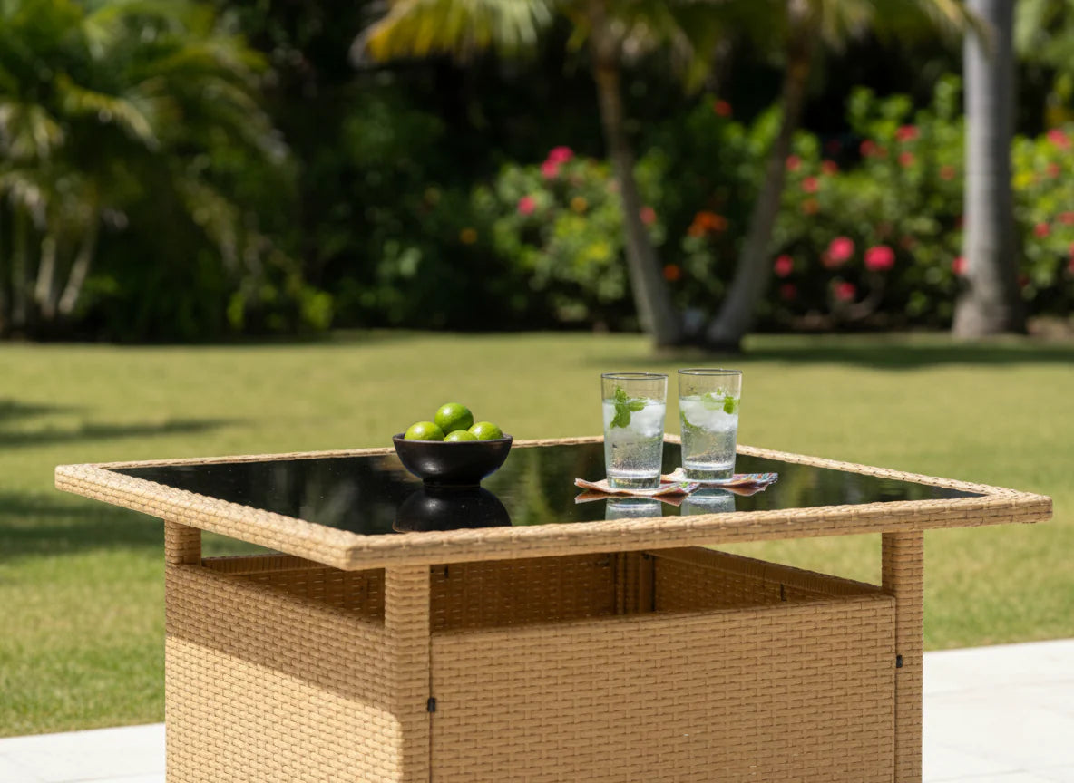 Wicker Patio Set - Barbados