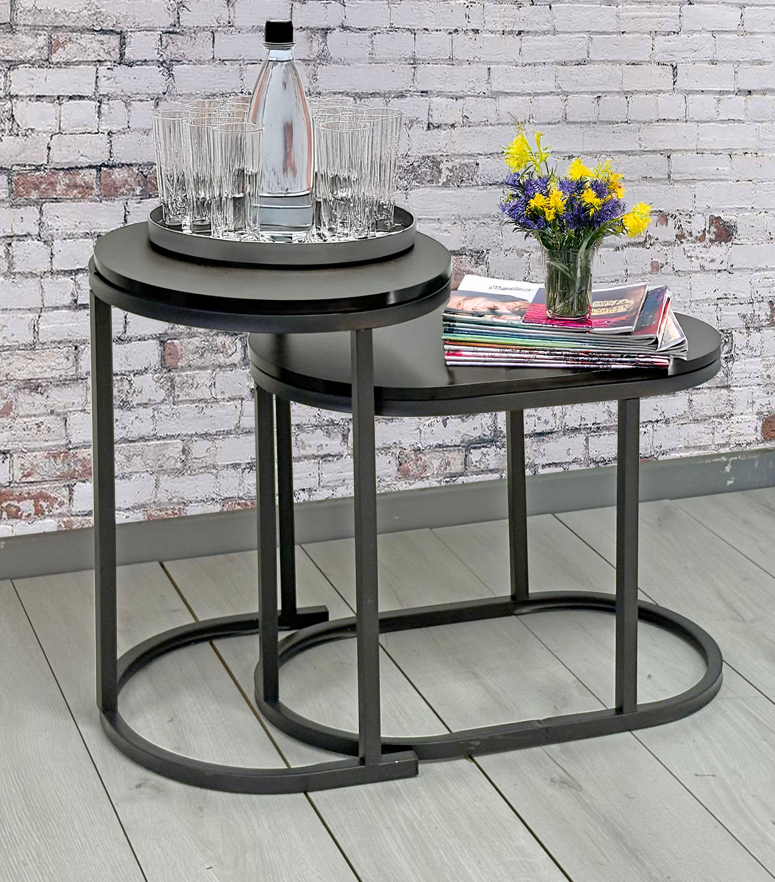 Mosaic Nesting Side Table