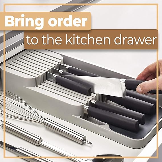 Fine Living Sharp-Safe Knife Draw Organiser