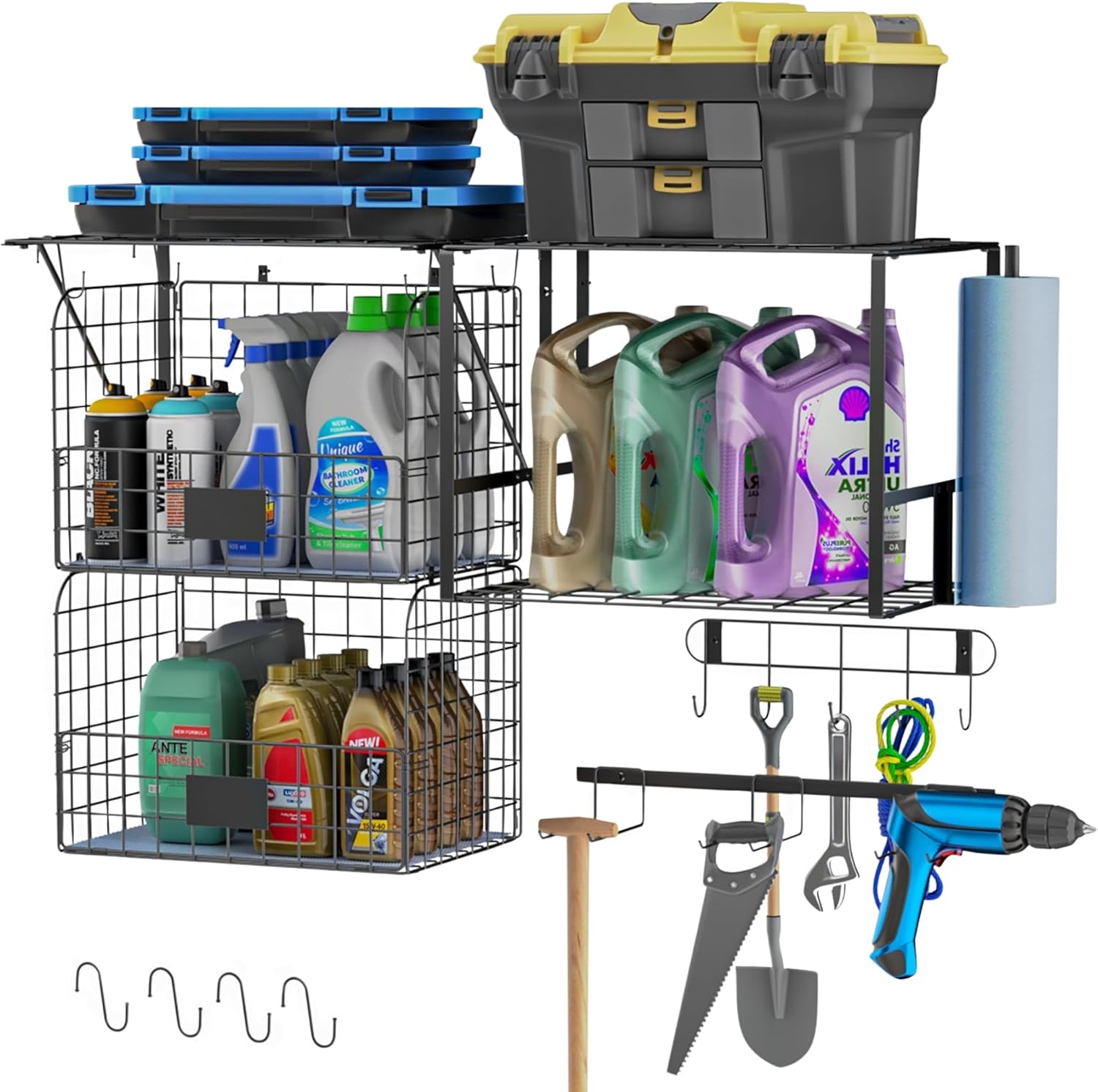 6pcs Garage Storage Rack - Fine Living