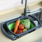 Collapsible Over-Sink Sieve-Green