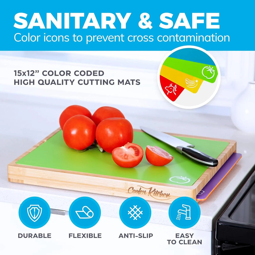 Bamboo Chopping Board Set