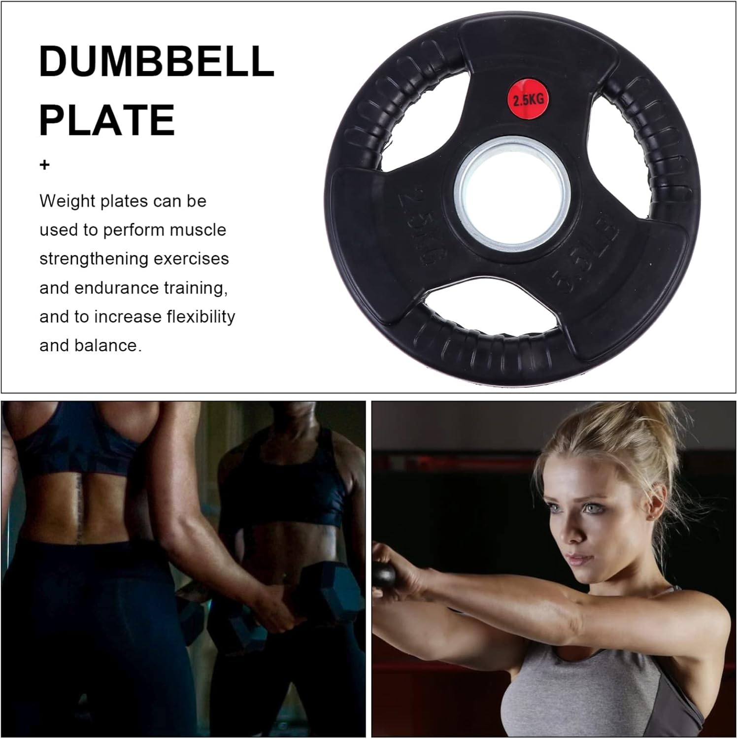 ProTone Plate -Black - 5kg - Fine Living
