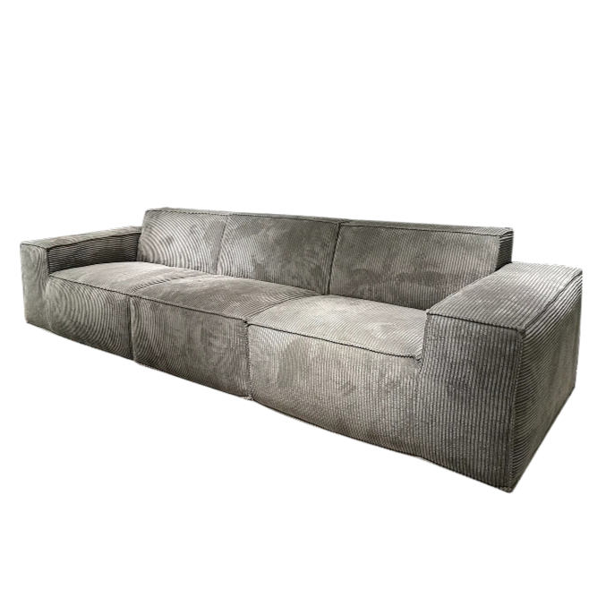 Modular Corduroy Sofa Set