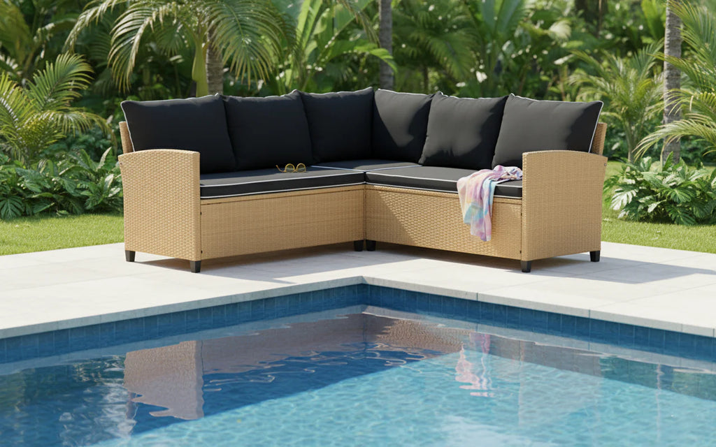 Wicker Patio Set - Barbados