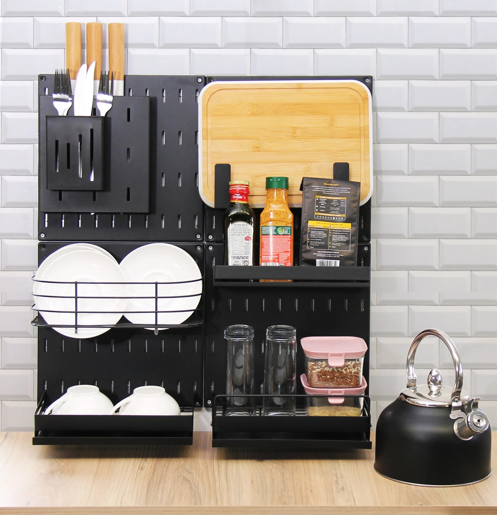 Build Kitchen Storage - Backboard