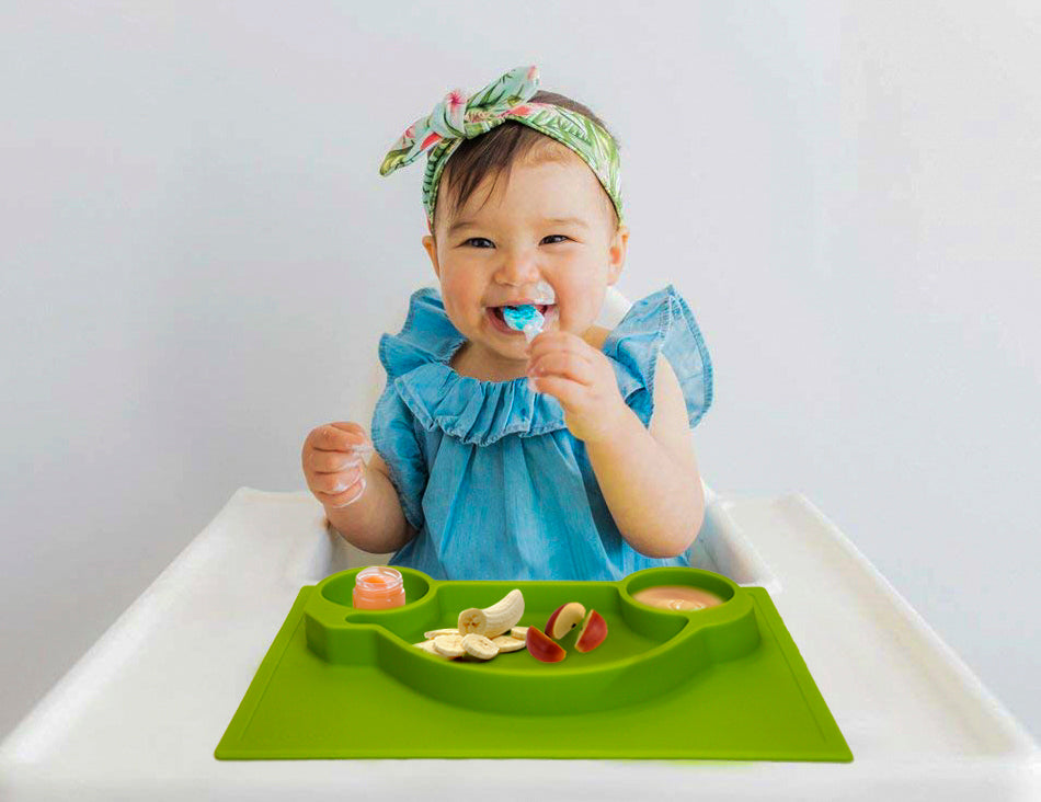 Car Feeding Mat - Green