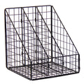 3 Sectional File Holder - Black