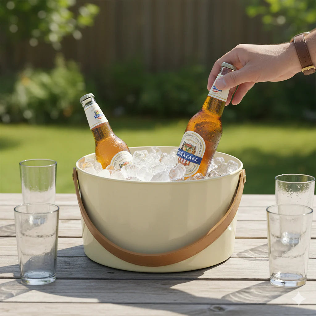 Chill Forge Ice Bucket - Beige