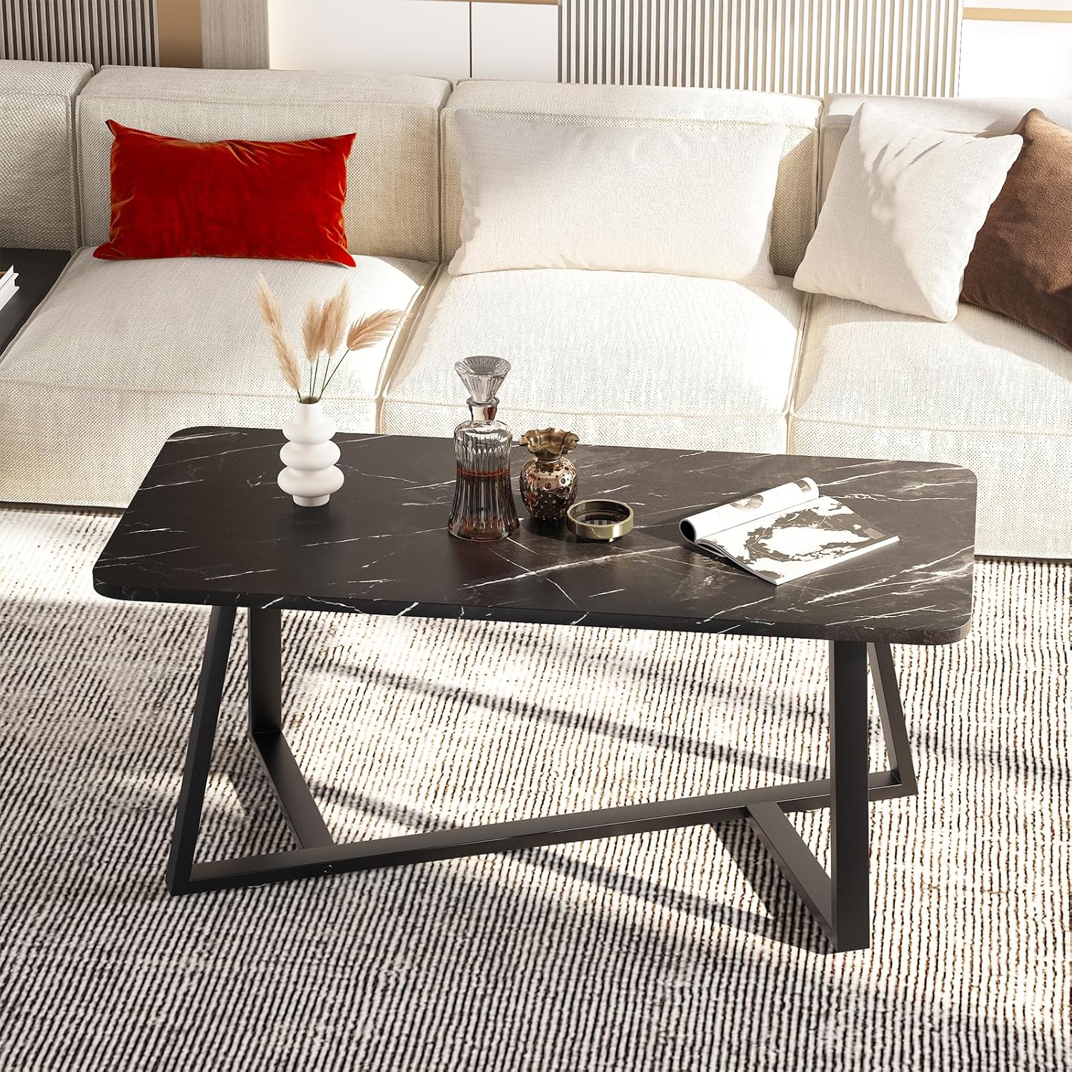 Harmony Coffee Table - Black - Finery