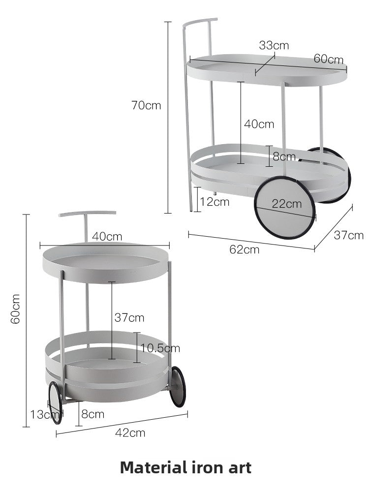 Nordic Minimalist Movable Side Table