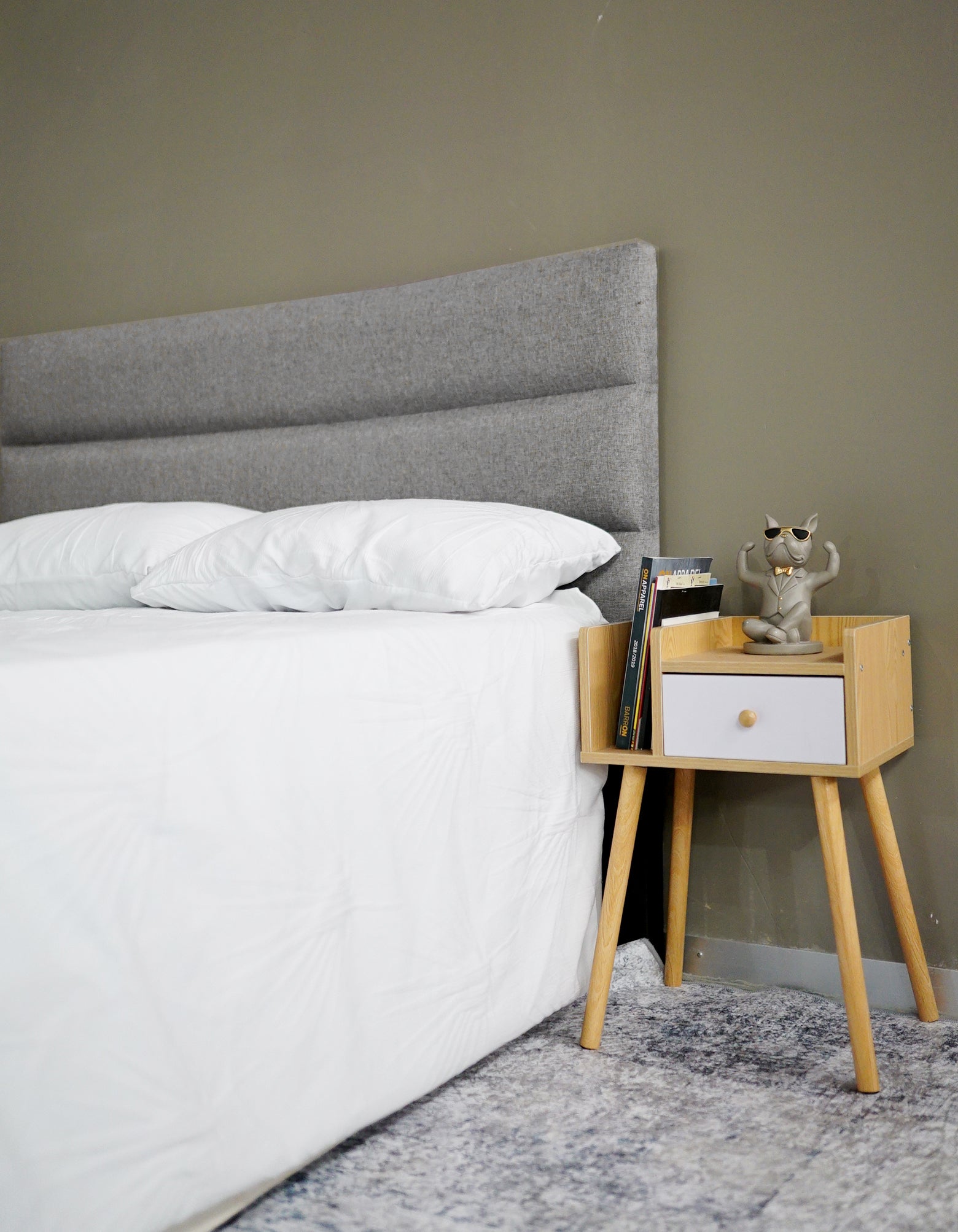 Alaska Headboard - Queen - Norwich Light Grey