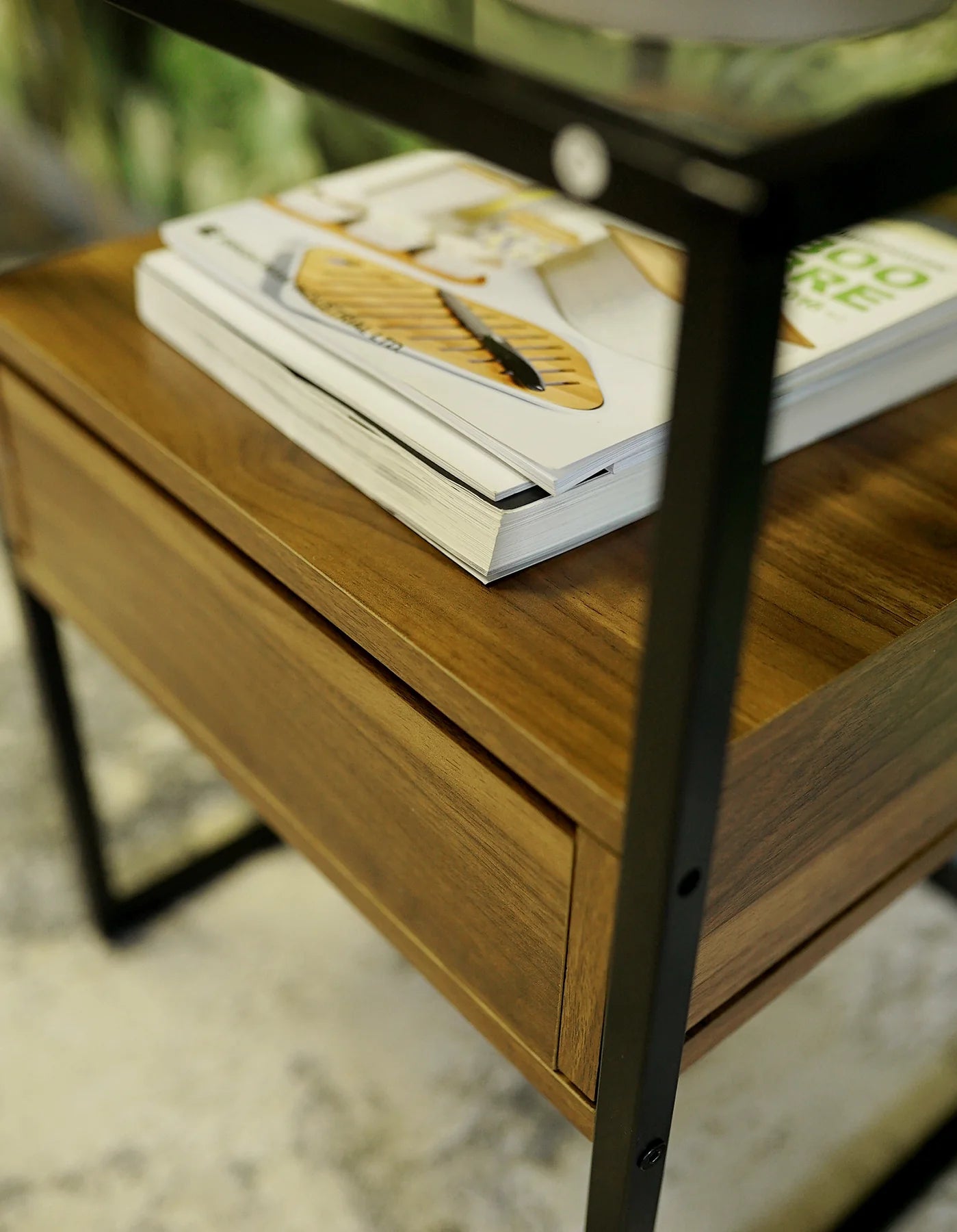 Athens Side Table - Wood