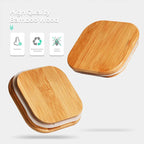 Pristine Bamboo Lid Glass Jar XS 400ml Fine Living