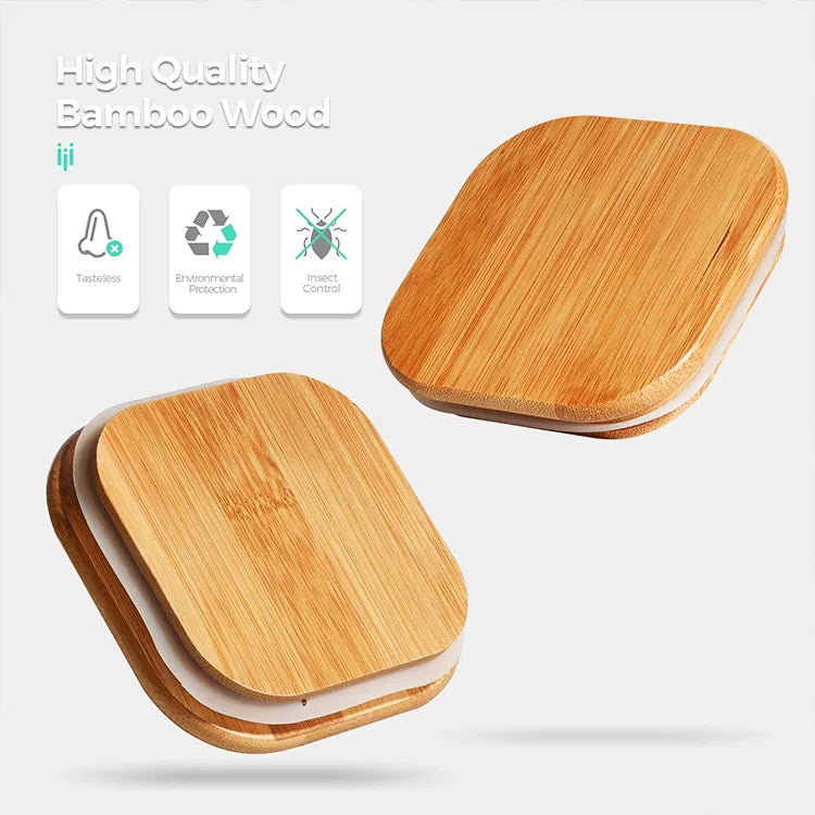 Pristine Bamboo Lid Glass Jar XS 400ml Fine Living