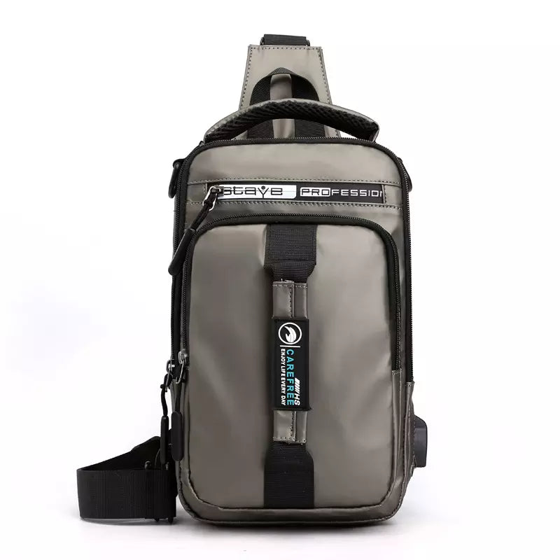 USB Charging Compact Bag - Khaki