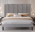 Texas Queen Headboard - Charcoal Velvet