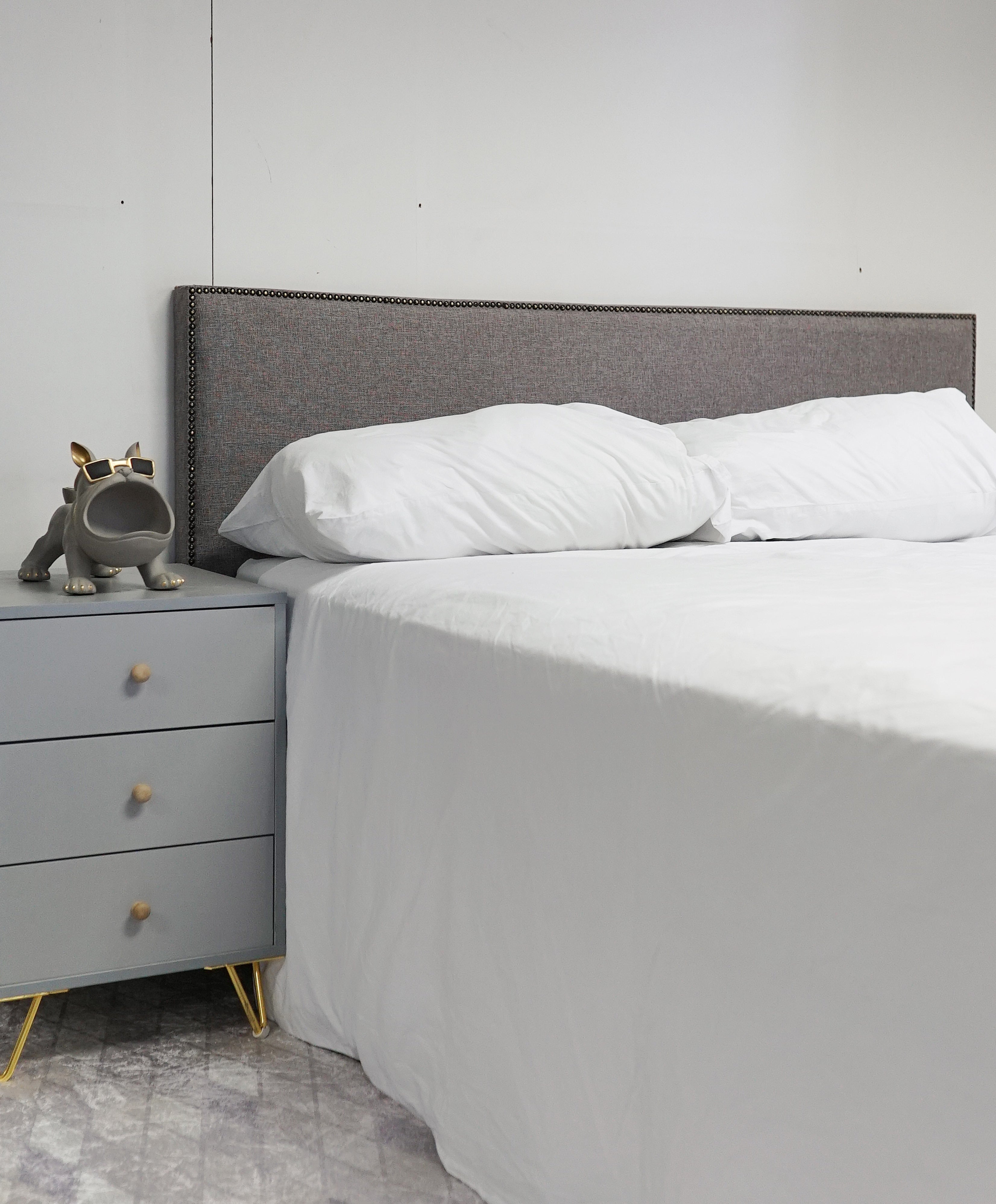 Phoenix Headboard - Queen - Norwich - Grey