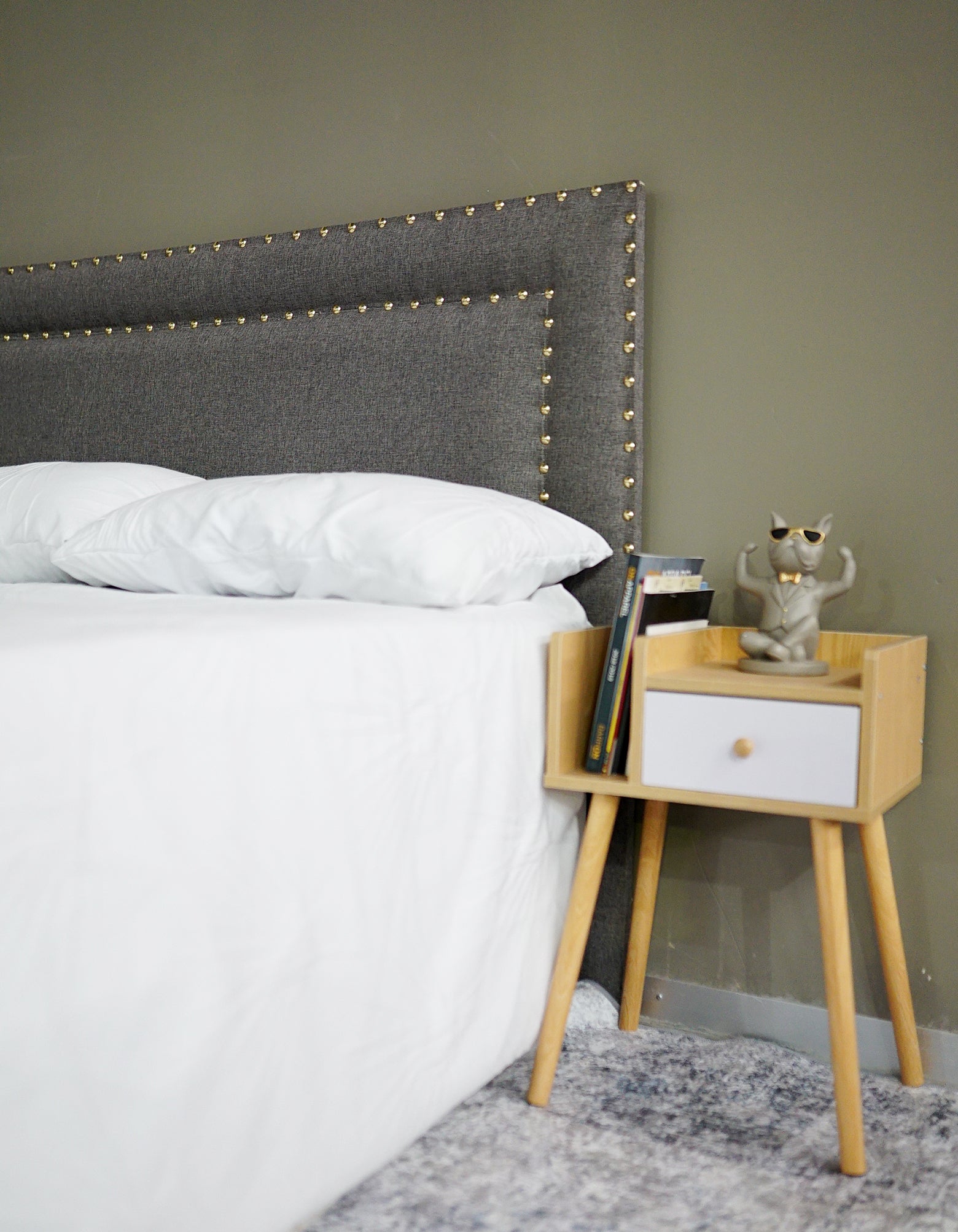 Michigan Headboard - King - Norwich Grey