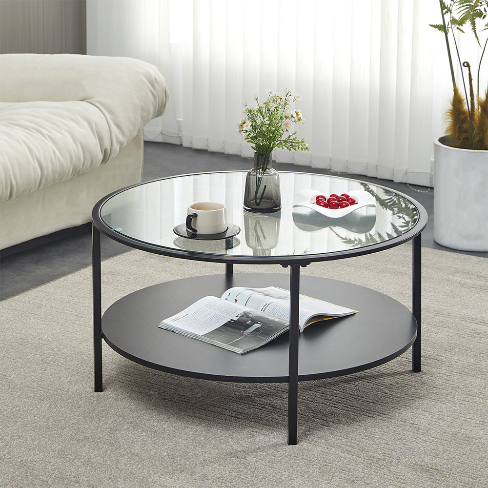 Roslin 2 Tier Round Coffee Table - Fine living